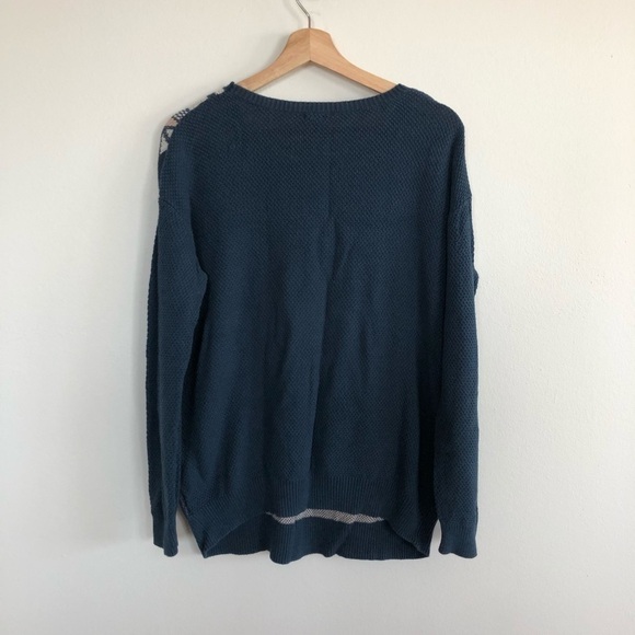 Urban Outfitters Ecote Aztec Tribal print Cotton blend crew neck sweater - Picture 4 of 6